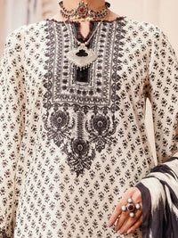 Black & White Lawn 3Pc Unstitched - ALP-3PS-2283