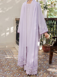 Lilac Yarn Dyed Stitched 3PC - ALP-3PS-2612