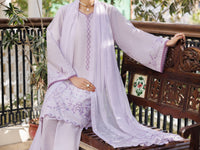 Lilac Yarn Dyed Stitched 3PC - ALP-3PS-2612