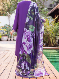 Blue Lawn Dyed Stitched 3PC - ALP-3PS-2623