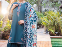Dark Green Cotton Stitched 3PC - ALP-3PS-2624