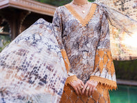 Beige Silk Lawn Stitched 3PC - ALP-SS-3PS-2649