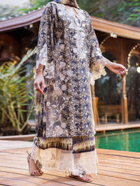 Mehndi Green Silk Lawn Stitched 3PC - ALP-SS-3PS-2650