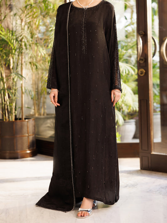 BLACK SILK 3PC STITCHED - ALP-3PS-2661