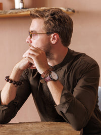 Green Blended Kameez Shalwar - AL-KS-2985