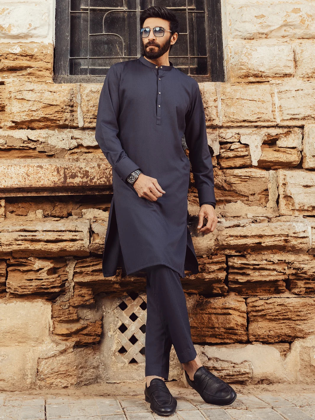 Grey Plain Kurta Trouser - ALET-KT-3002-R3