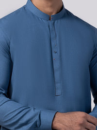 Blue Blended Kameez Shalwar - AL-KS-3021