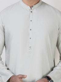 Light Green Blended Kurta Trouser - AL-KT-3031A