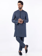 Grey Blended Kurta Trouser - AL-KT-3066 - Almirah Online