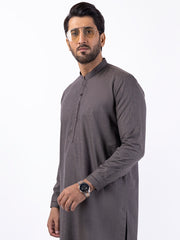 Brown Blended Kurta Trouser - AL-KT-3078 - Almirah Online