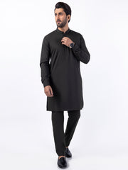 Dark Green Blended Kurta Trouser - AL-KT-3072 - Almirah Online