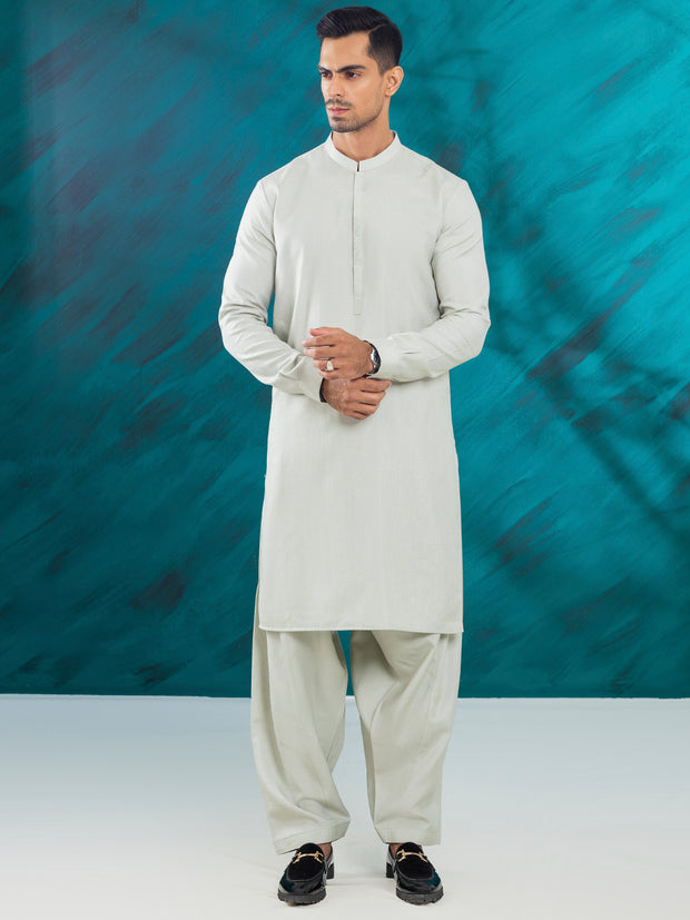 Green Light Blended Kameez Shalwar - AL-KS-3122