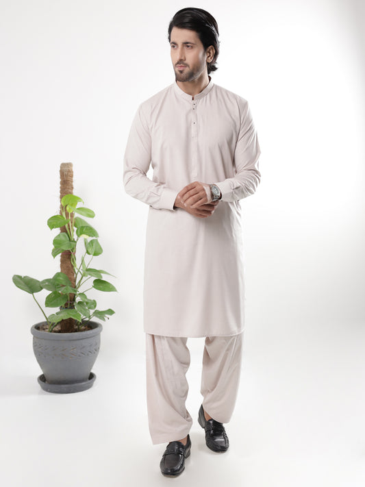 Tea Pink Blended Kameez Shalwar - AL-KS-3213