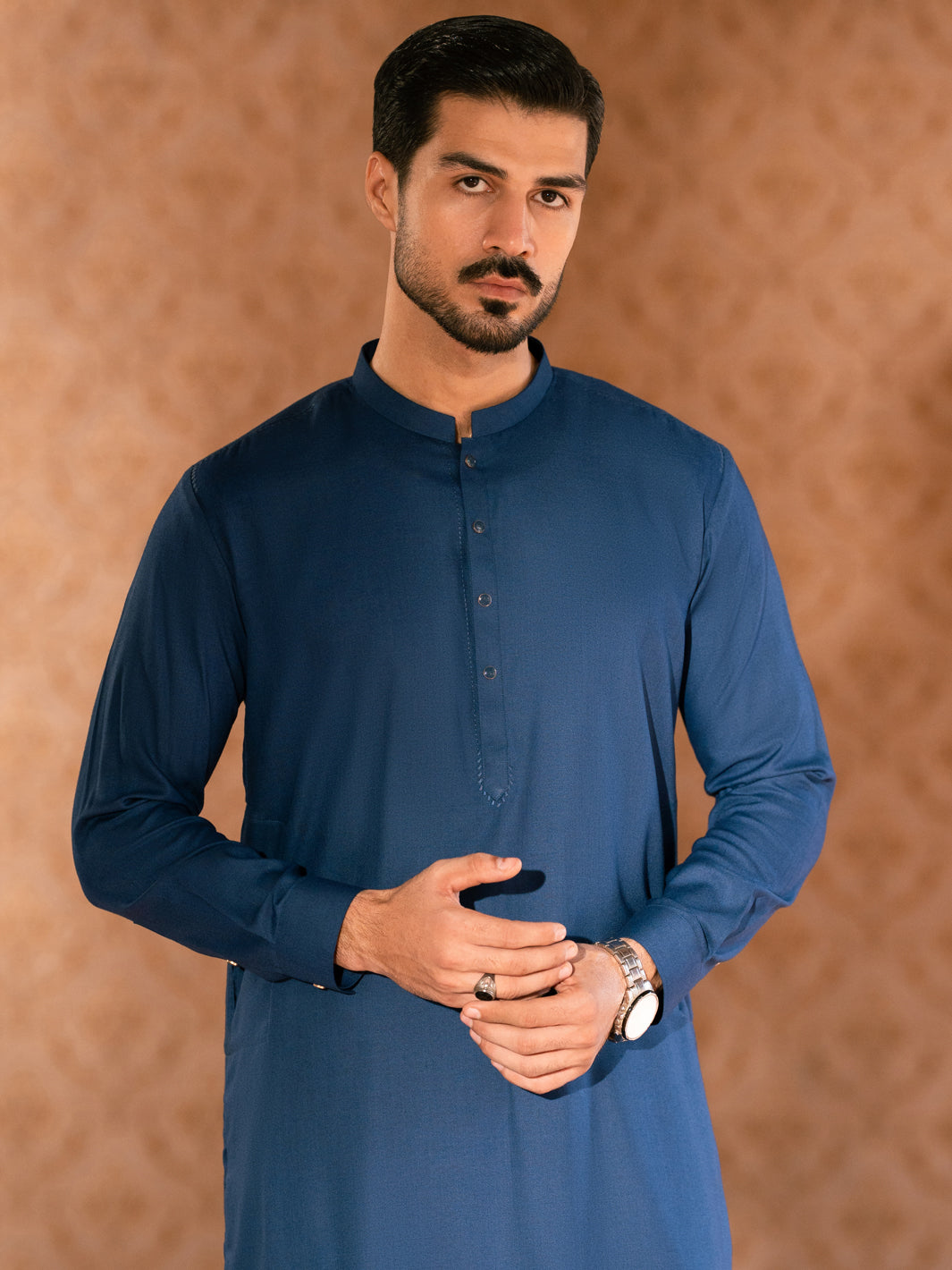 Blue Kameez Shalwar - AL-KS-3373