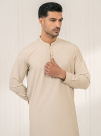 Ivory Kameez Shalwar - AL-KS-3386