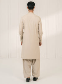 Ivory Kameez Shalwar - AL-KS-3386