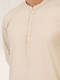 Ivory Kameez Shalwar - AL-KS-3386