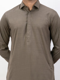 Green Blended Kameez Shalwar - ALWA-KS-368
