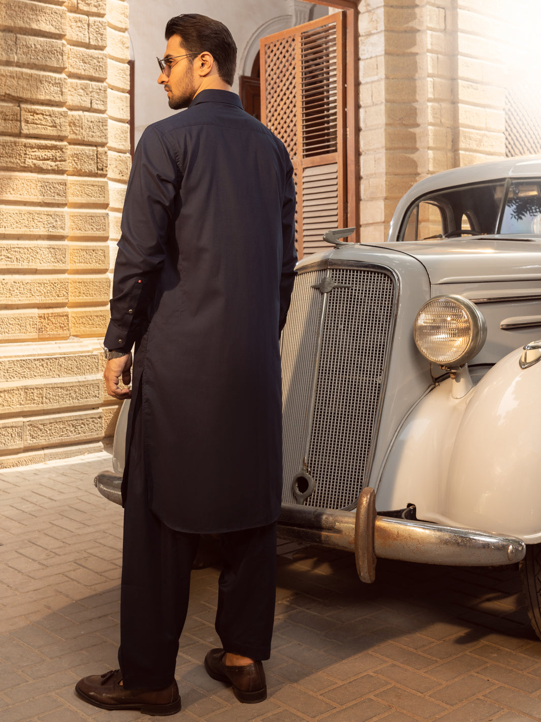 Bl-Mn Blended Kameez Shalwar - ALWA-KS-403
