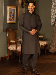 Green Blended Kameez Shalwar - ALWA-KS-454 - Almirah Online