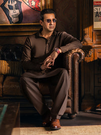 Green Blended Kameez Shalwar - ALWA-KS-457