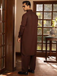 Maroon Blended Kameez Shalwar - ALWA-KS-463