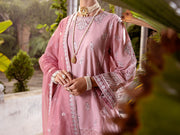 Light Pink Sheesha Silk Formal 3 Piece Stitched - AL-3PS-LS-505