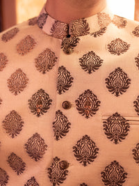 Dull Gold Blended Waistcoat - AL-WC-512
