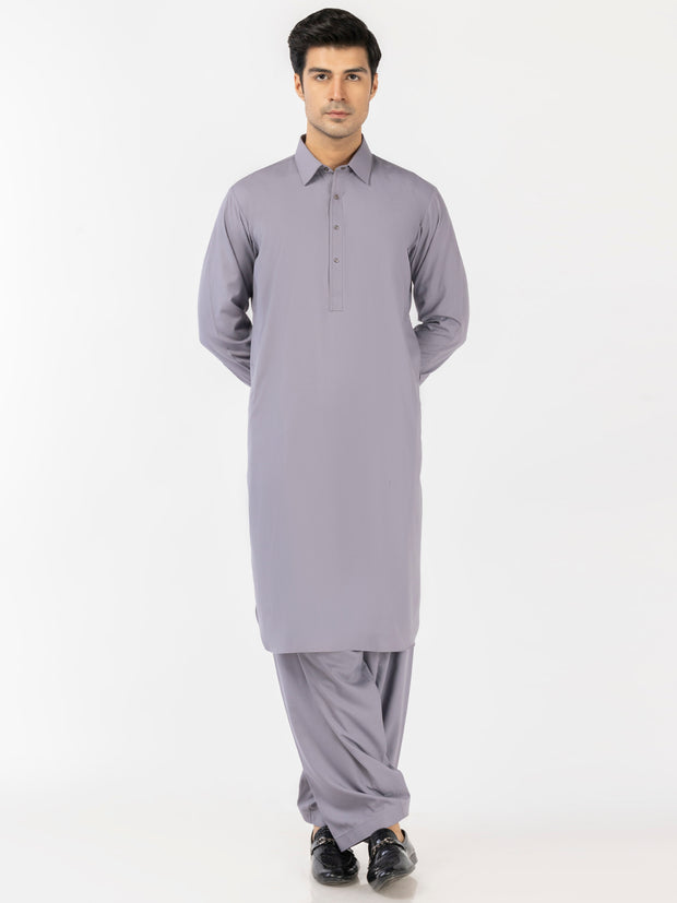 Light Purple Blended Kameez Shalwar - ALWA-KS-514A