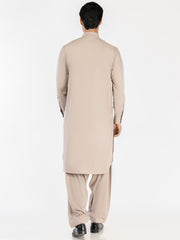 Fawn Blended Kameez Shalwar - ALWA-KS-516