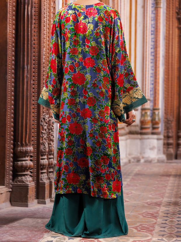 Green Palachi Formal 2 Piece Stitched - AL-LS-LKS-535