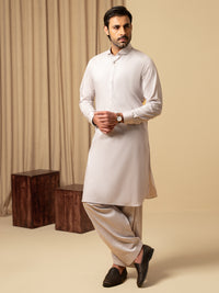 Lilac Cotton Kameez Shalwar - ALWA-KS-539