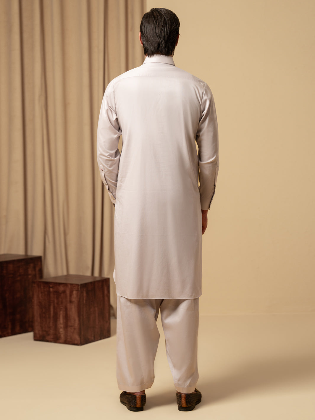 Lilac Cotton Kameez Shalwar - ALWA-KS-539