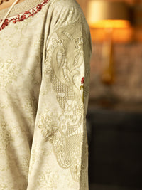 Beige Viscose Twill 3Pc Stitched - AWP-3PS-539
