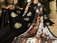 Black Yarn-Dyed 3Pc Stitched - AWP-3PS-540