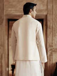 Cream Cotton Waistcoat - AL-WC-546A