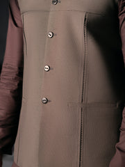 Brown Blended Waistcoat - AL-WC-566