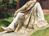 Beige Khaddar 3Pc Stitched - AWP-3PS-582