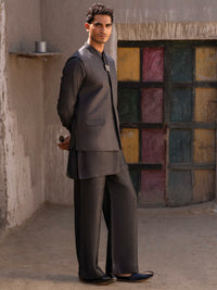 Grey Blended Waistcoat - AL-WC-587A