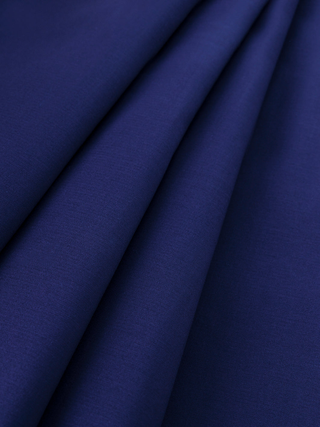Dark Blue Cotton Unstitched Fabric - AL-UN-MRJ-6149