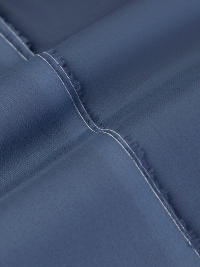 Blue Cotton Unstitched Fabric - AL-UN-MRJ-6177