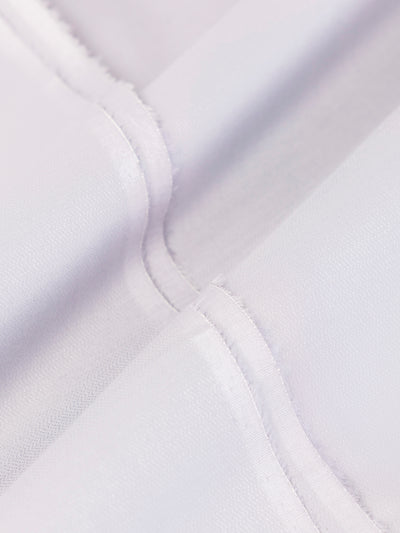 White Cotton Unstitched Fabric - AL-UN-MRJ-6177
