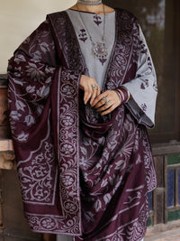 Grey Dobby  3Pc Unstitched - AWP-3PS-650