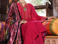 Fuchsia Acrylic 3Pc Stitched - AWP-3PS-660
