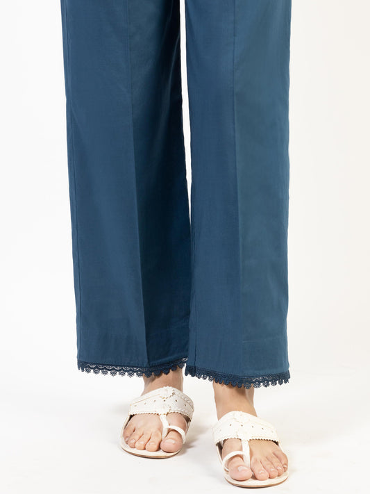 Teal Cambric Trousers - AL-T-663