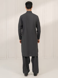 Grey Kameez Shalwar - ALWA-KS-664