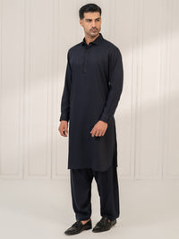 Midnight Blue Kameez Shalwar - ALWA-KS-666