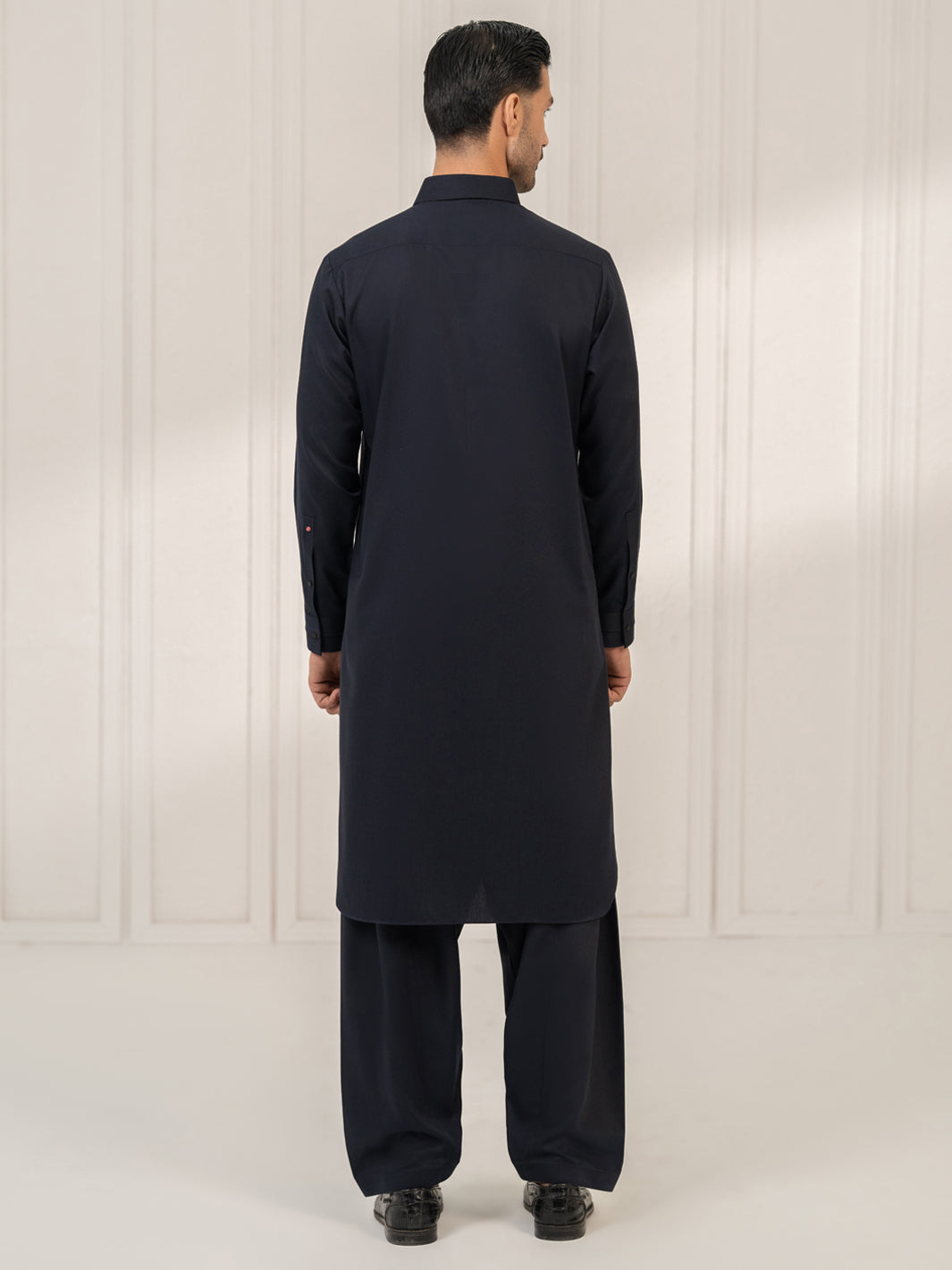 Midnight Blue Kameez Shalwar - ALWA-KS-666