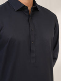 Midnight Blue Kameez Shalwar - ALWA-KS-666