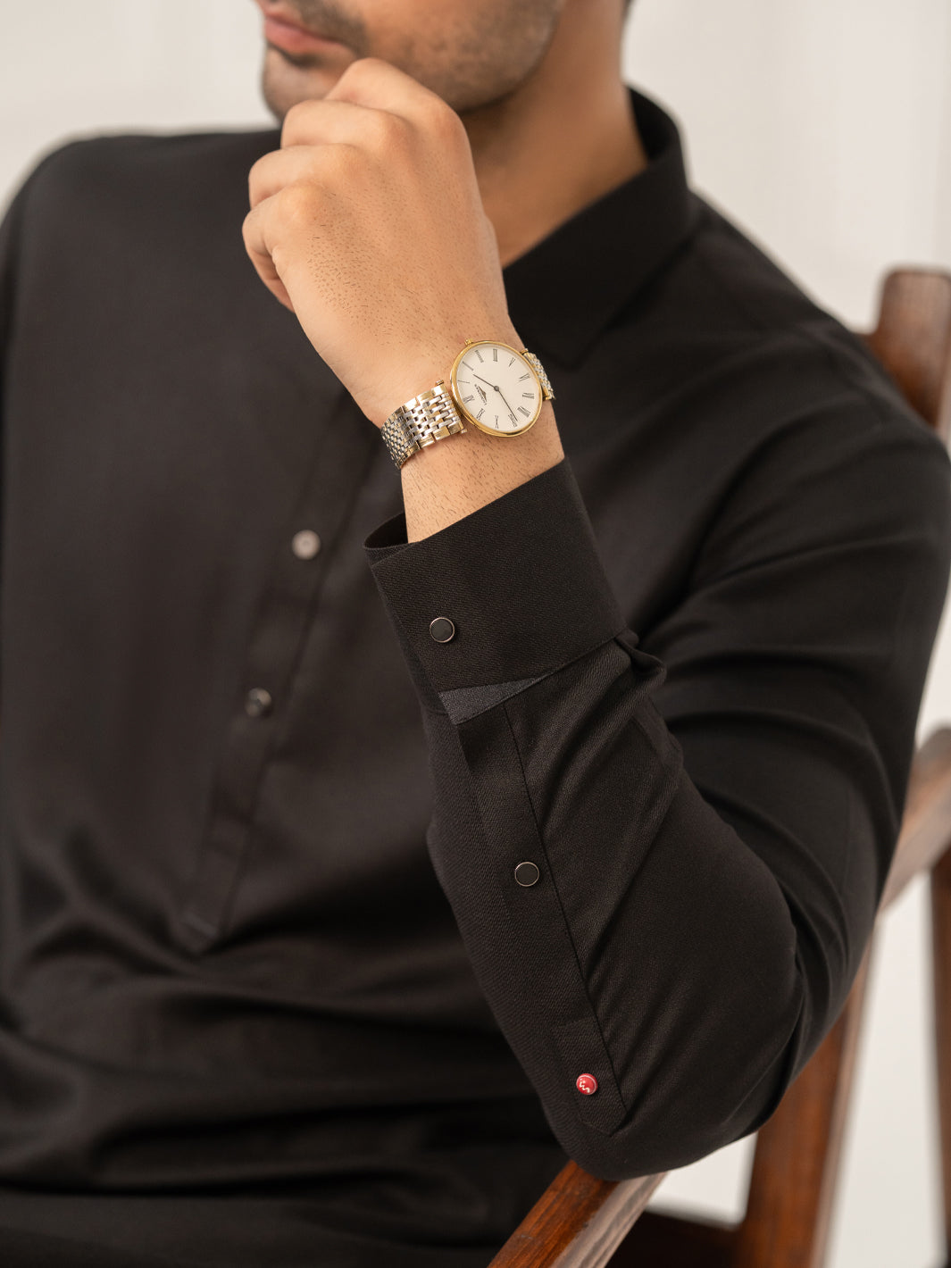 Black Kameez Shalwar - ALWA-KS-754